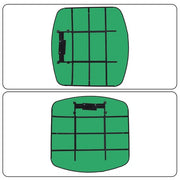 DURAFORCE 2" x 2" or 2" x 3" ROPS Tuff Top Tractor Canopy 52" X 52" Green For John Deere