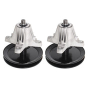 DURAFORCE 2pc Spindle Assembly For MTD Lt46 LX46 46" Deck 918-06977A 618-06977 618-06977A