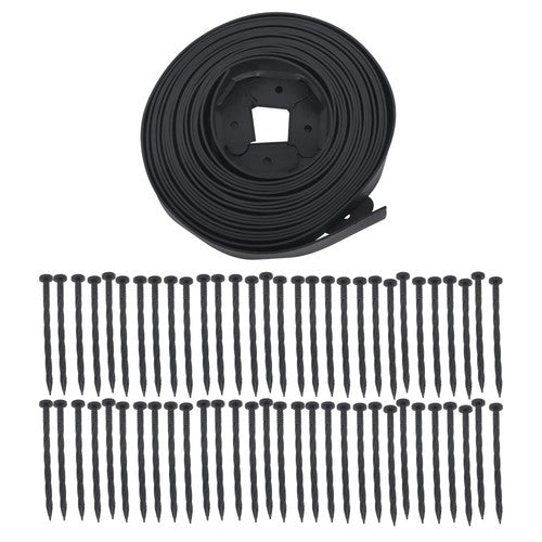 DURAFORCE No-Dig Garden Edge Lawn Border L-shaped Landscape Edging Border Kit 40 FT