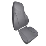 DURAFORCE Seat Cover+Backrest Driver's Side Gray Air Ride 2-PCS Set Leather 4200-4300-4400