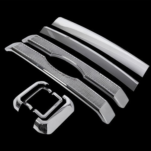 For 2011 2016 Ford F250 F350 Super Duty Chrome Grille Grill Full Overlay Cover