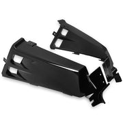 DURAFORCE Pair Gas Tank Side Covers Plastic Wrap For Yamaha Banshee 1987-2006 Black