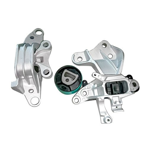 DURAFORCE 3Pcs Engine & Transmission Mounts Set for 2016-2019 Chevy Cruze 1.4L A5941 A5942