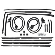 DURAFORCE 17 Pcs Door Tailgate Weatherstripping Seal Kit For any 1978-1987 Chevy El Camino