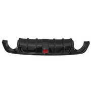 DURAFORCE Rear Bumper Diffuser Lip W/ Brake LED Glossy Black for Infiniti Q50 2018-2023