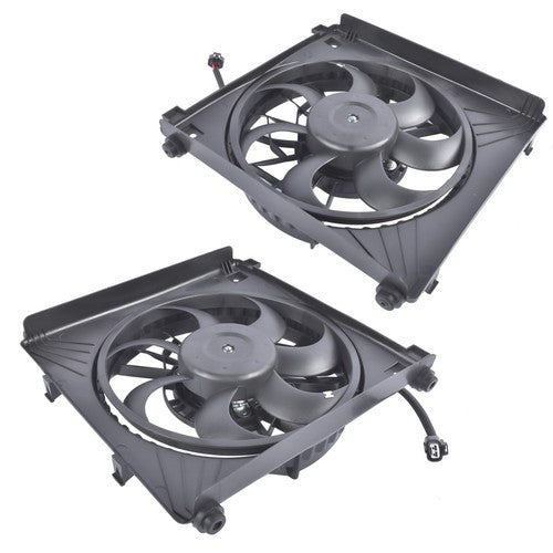 DURAFORCE Right Left Radiator Cooling Fan & Shroud Assembly for Tesla S Sedan 4-Door 12-20