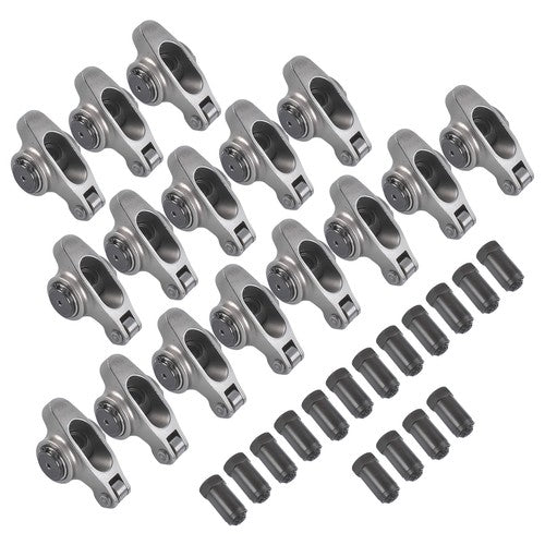DURAFORCE 16x Roller Rocker Arm Self-Aligning for Small Block Chevy SBC 350 7/16'' Stud