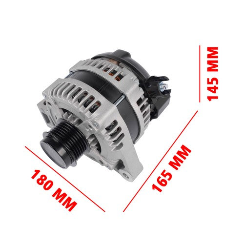 DURAFORCE Alternator for Cadillac SRX 2010-2011 Saab 9-5 9-4X V6 2.8L 150A 12V CW 6-Groove