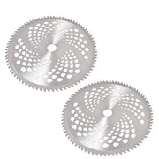DURAFORCE For Cutter Trimmer Weed Eater 10" x 80T Carbide Tip Brush Blades 2 Pack