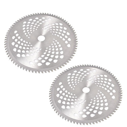 DURAFORCE For Cutter Trimmer Weed Eater 10" x 80T Carbide Tip Brush Blades 2 Pack