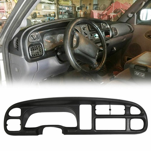 Black Dash Bezel Dashboard Cover for 1998-2001 Ram 1500 1998-2002 Ram 2500 3500
