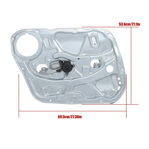 DURAFORCE Electric window Actuator Assembly Front Left For Hyundai Elantra 2009-12 748-348