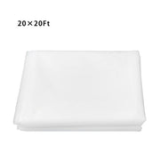 DURAFORCE 20 x 20 ft 6Mil Clear Polyethylene Film Greenhouse Plastic Sheeting