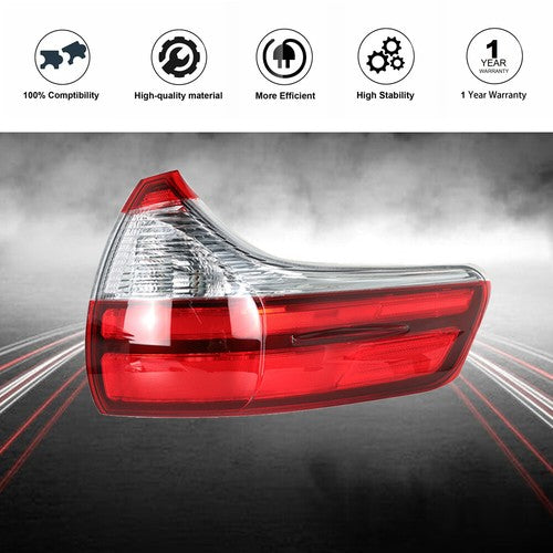 DURAFORCE For 15-20 Toyota Sienna Base L LE XLE Passenger/Right Side Tail Light Brake Lamp