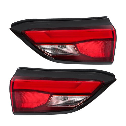 DURAFORCE Fit For GMC Terrain 2018-2021 Halogen Tail Light Assembly Inner Driver+Passenger