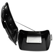 DURAFORCE Angled Razor Motorcycle trunk Backrest Base Plate For Harley Touring 2014-24