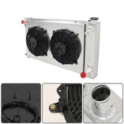 DURAFORCE CC369 For Chevy C10/20/30 Pickup Suburban 1967 1968-72 4 Row Radiator+Fan Shroud