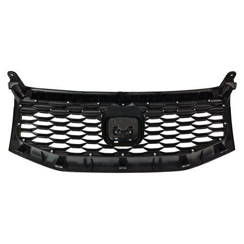 Gloss Black Front Bumper Upper Honeycomb Style Grille Fit 2012-2015 Honda Pilot