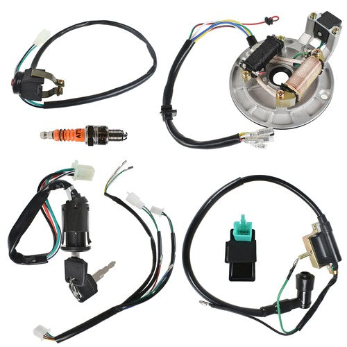 DURAFORCE New Wiring Harness Loom Ignition Coil CDI Magneto Stator 50-140cc Dirt Pit Bike