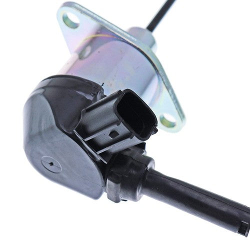 DURAFORCE Stop Solenoid for Kubota L3700SU KX121-3 KX161-3 KX91-3 U35 U45 Excavator
