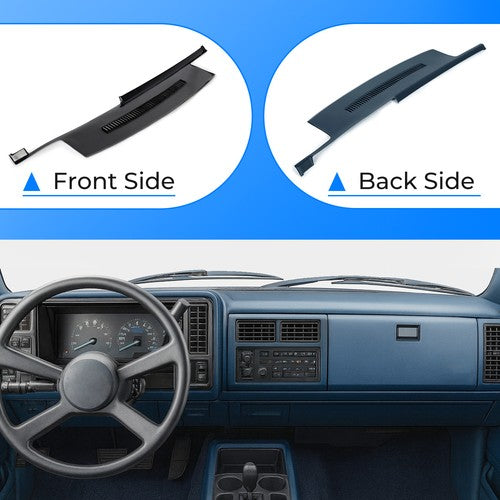 Dark Blue Dash Cover Cap Overlay for Chevy Silverado C K 1500 1988 1994 1993 92