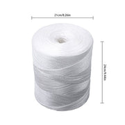 DURAFORCE 6300ft 156lbs Tensile Strength Polypropylene Tying Twine white, Polypropylene