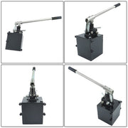 DURAFORCE Hydraulic Piston Hand Pump 2.7 Cid 5 Quart With Valve For Double Acting Cylinder