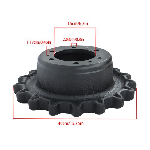 DURAFORCE T630 T870 Drive Sprocket -6 Hole Single Speed 7165109 For Bobcat T200 T300