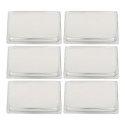 DURAFORCE 4 Inch Deep Restaurant Steam Table Pans 6 Pack Full Size Without Lid