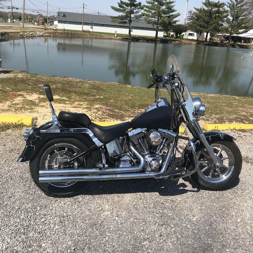 26 Inch Acrylic Windshield For Harley Softail Deluxe Fat Boy FLS 2000 2017