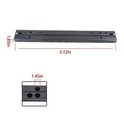 DURAFORCE Front Bumper Reinforcement Beam For Colorado Canyon Durable 2023-25 Black Steel