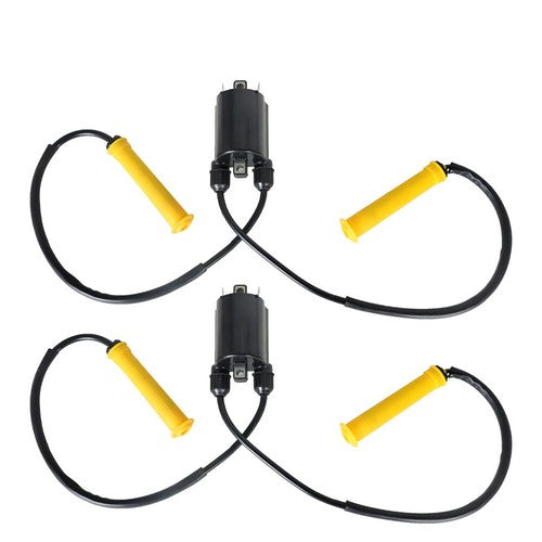 DURAFORCE 2X Ignition Coil W Wire Cap For HONDA VTX1300 R/T/S/C 2004-09 VT1300 2010-20 NEW