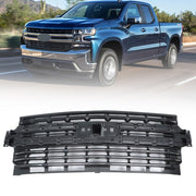 DURAFORCE For Silverado 1500 2019-2022 Front Upper Bmuper Grille ABS Black Grill 84493306