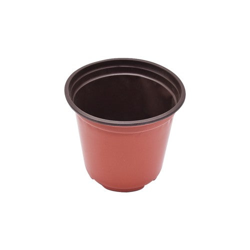 DURAFORCE 100Pcs Flowers Nursery Cup Children's Room Nursery Plastic Plant Pot 14X13X9cm