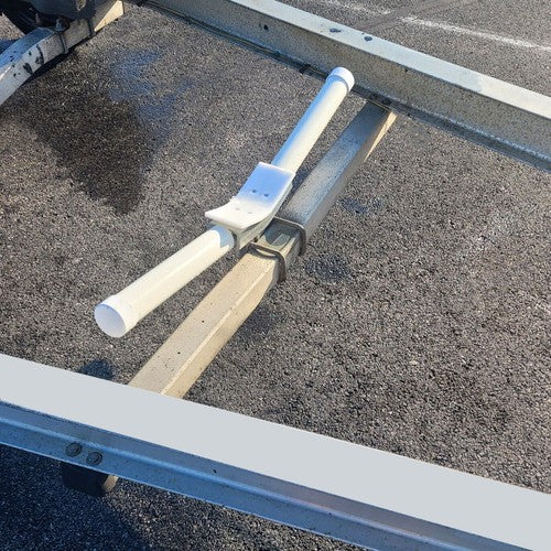 DURAFORCE Boat Trailer V Guide On For 3" x 3" Cross Member Bow Rest Center Support