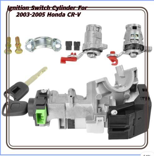 Ignition Switch LH RH Door Locks 2 Keys for Honda CRV 2003 2006