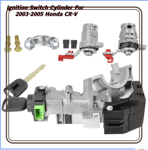 DURAFORCE Ignition Switch LH RH Door Locks 2 Keys for Honda CRV 2003 2006