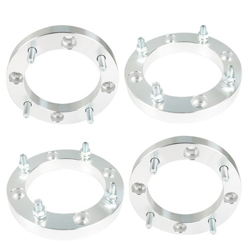 DURAFORCE Wheel Spacers 4x156 1" 131mm M12x1.5 Silver 4Pcs For Polaris Polaris RZR 2015+