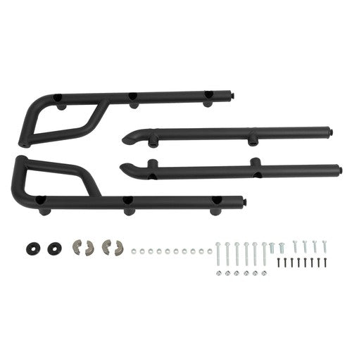 Powder Coated Heavy Duty Steel Nerf Bars For Kawasaki Mule Pro FXT 2015 Black