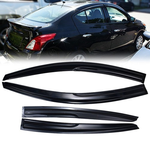 DURAFORCE Fits for NISSAN VERSA 12-16 Side Window Visor Sun Rain Deflector Guard Thickened