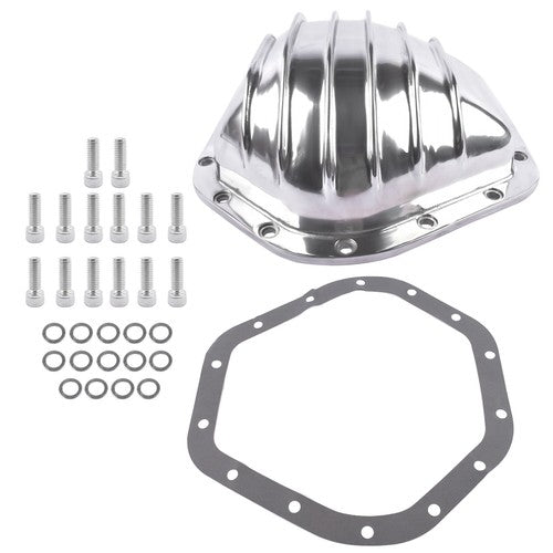 DURAFORCE Rear Differential Cover for 1973-1995 GM / Chevy 10.5" 14 Bolt Polished Aluminum