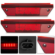 DURAFORCE Pair Tail Light LH & RH For 09-16 Polaris Ranger 500 700 800 900 Replace 2411099