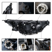 DURAFORCE 811100R350 811500R350 LED Headlights Pair for 2022-2024 Toyota RAV4 Left Right