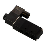 DURAFORCE 1/4" 5 Way 2 Position Namur Mount Directional Control Solenoid Air Valve 24V DC