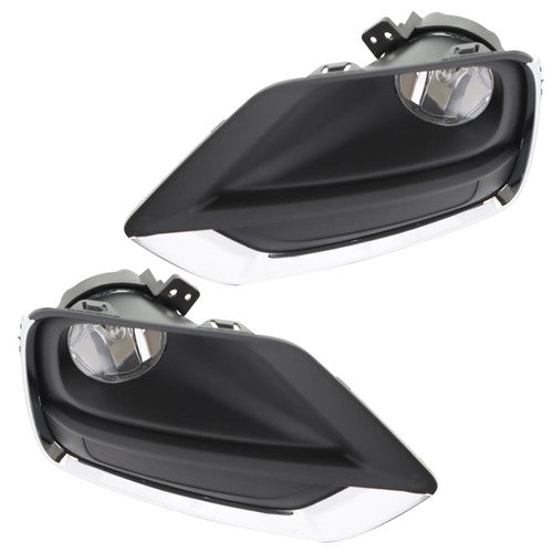 DURAFORCE For Chevy Trax 2017-2018 Dr Right&Left Fog Lights Lamps w/Cover kits Halogen
