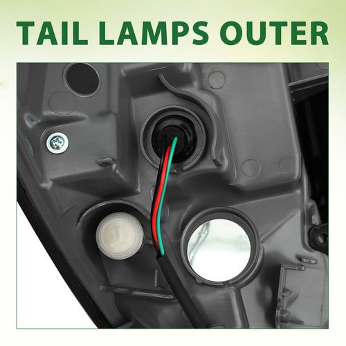 DURAFORCE For 2016 2017 2018 Honda HRV HR-V Tail Lights Rear Brake Lamp Outside LH&RH Pair