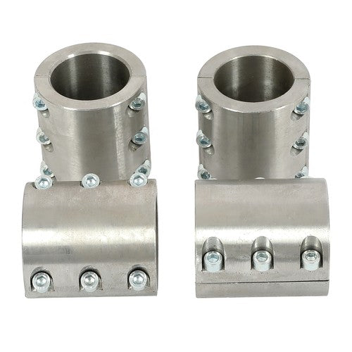4 Steel Tube Clamps Weldable Bolt On 1.75 Inch 1 3/4 Inch Roll Cage Mounts