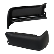 DURAFORCE Rear Bumper Ends For Ford F150 2009-2014 Primered Steel Set Black Pair LH RH