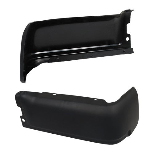 DURAFORCE Rear Bumper Ends For Ford F150 2009-2014 Primered Steel Set Black Pair LH RH
