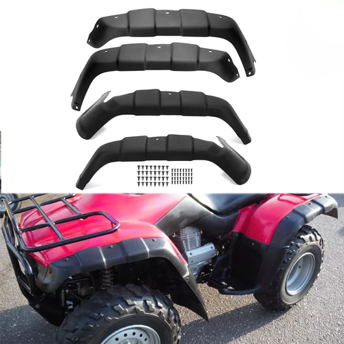 DURAFORCE For 2000-2003 Honda Rancher 350 TRX350 Full Set of 4 Fender Splash Guard Flare